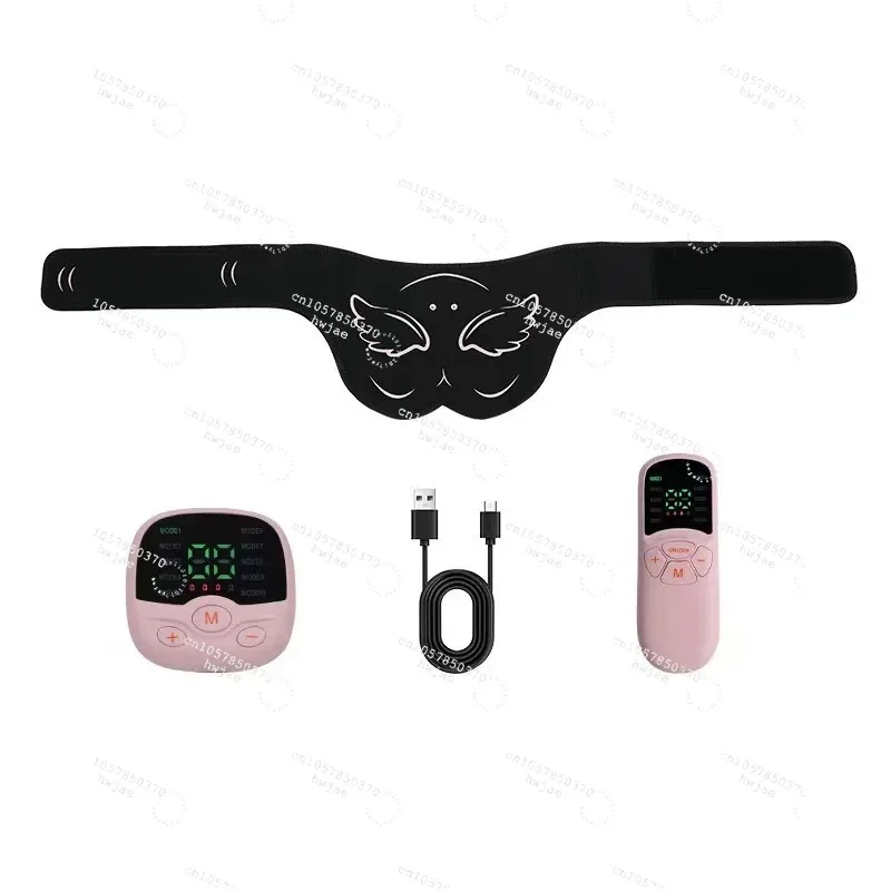 Hips Trainer Butt Muscle Stimulator with Remote Control & LED Display USB Charging Wearable Buttocks Toner for Women