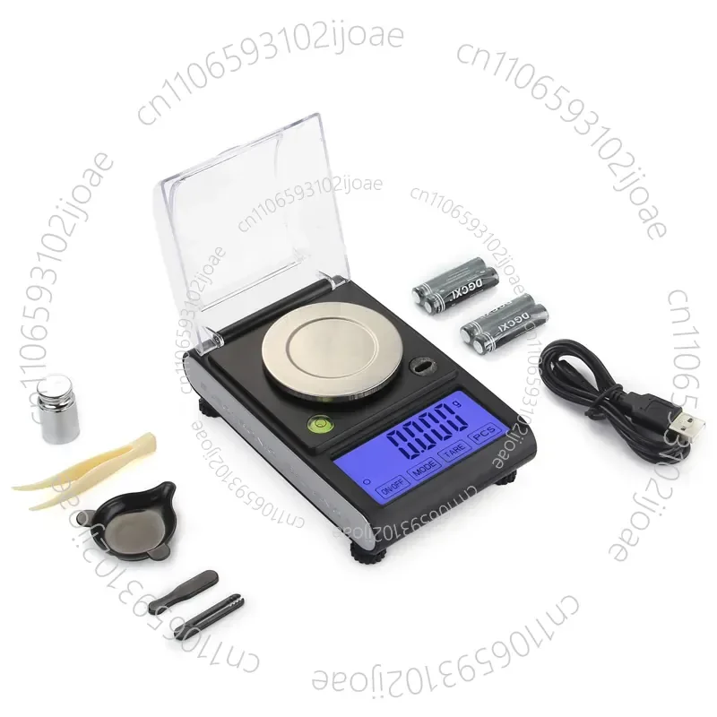 Diamond Carat Scale Jewelry Scale Electronic Experimental Balance Accurate 0.001g Accurate Gold Mg Scale 50g