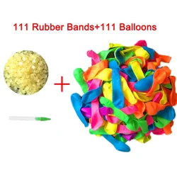 111Pcs Lustige Wasser Ballons Spielzeug Magie Sommer Strand Party Outdoor Füllung Wasser Ballon Bomben Spielzeug Für Kinder Erwachsene Kinder