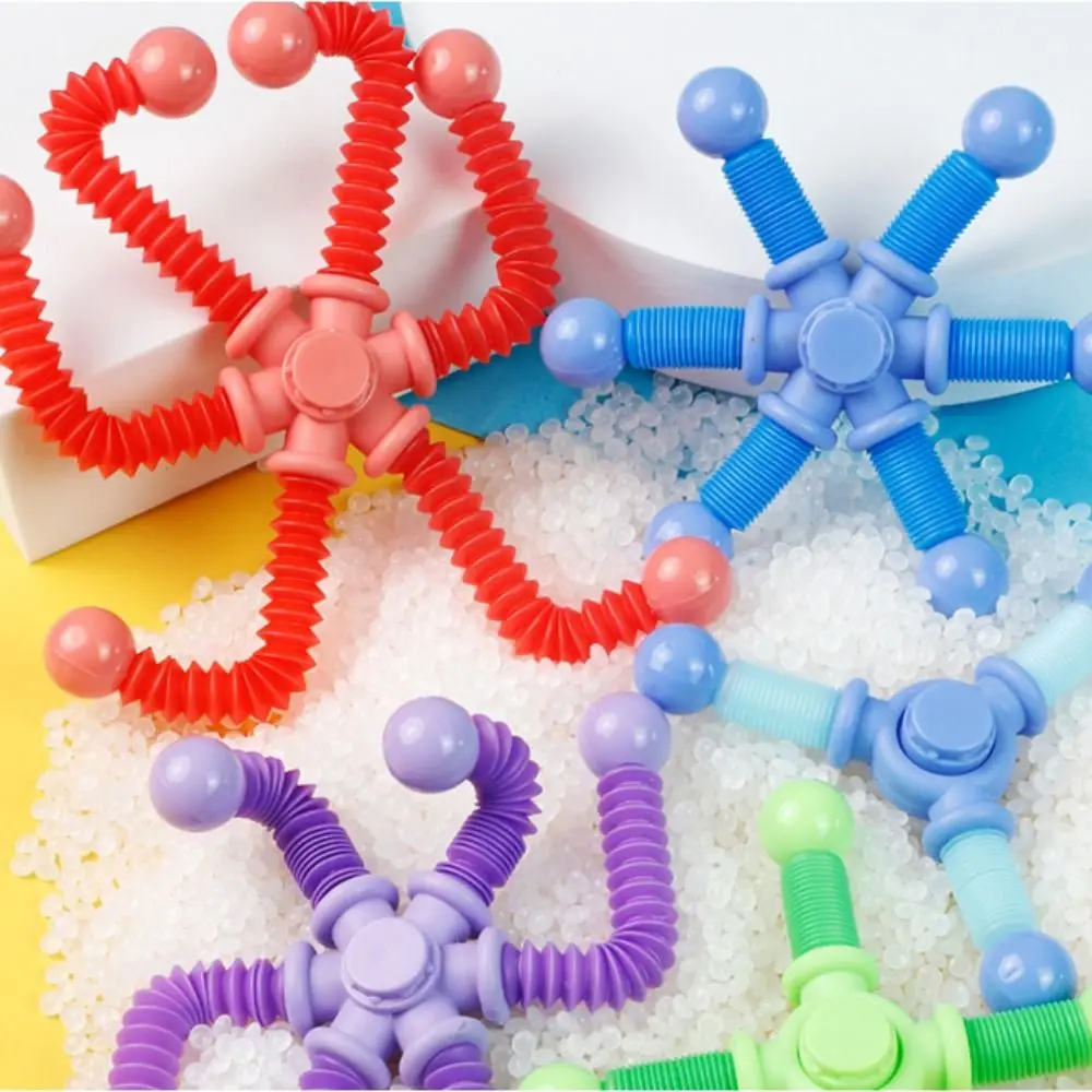 Zuignap Games Plastic Telescopische Buis Gyroscoop Transformeerbaar Creatief Fidget Spinner Speelgoed Vingertop Telescopische Buis Kinderen