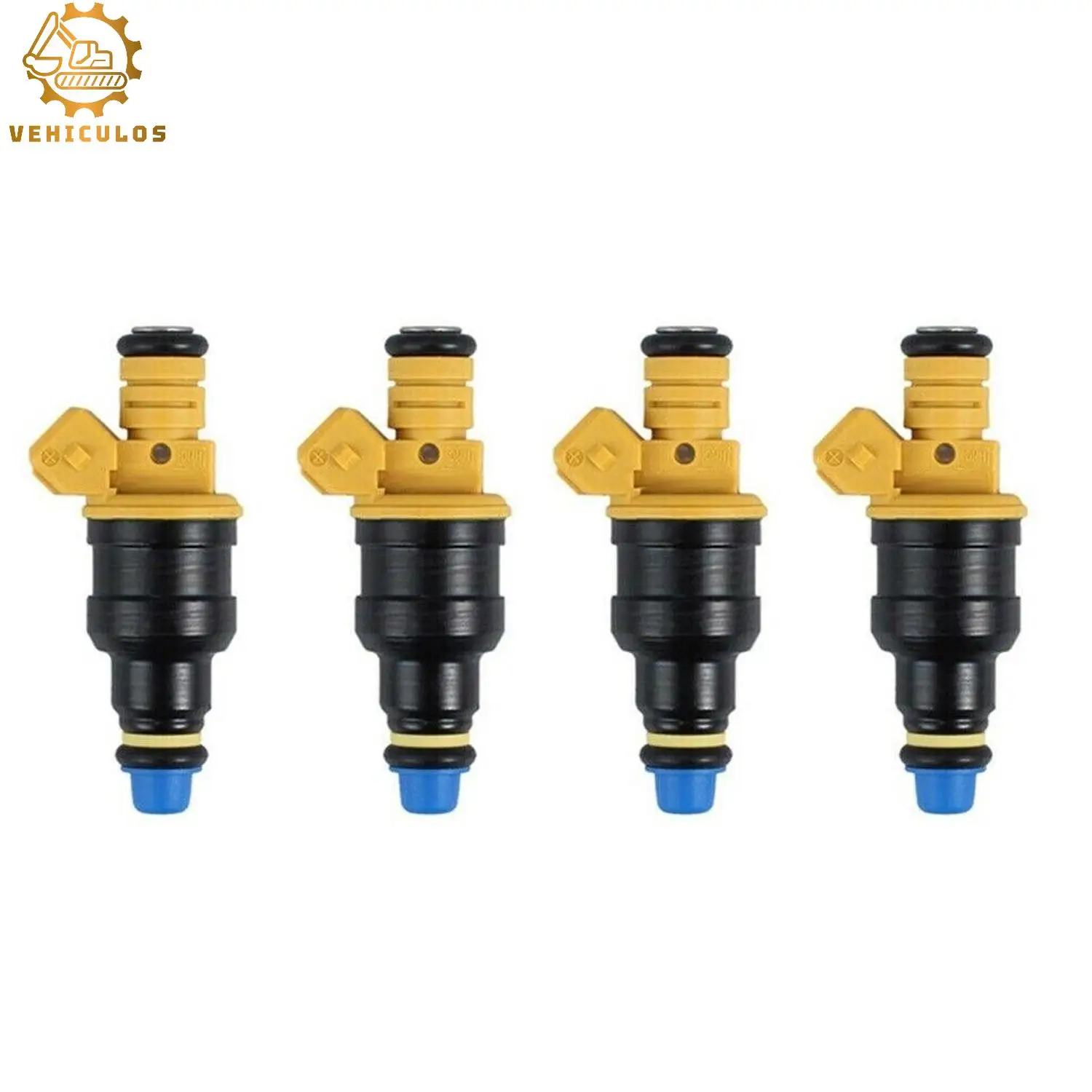 0280150762 VEHICULOS 4PCS Fuel Injectors For Volvo 240 244 245 740 745 760 780 940 960 2.3L I4 2.8L V6  Peugeot 405 505