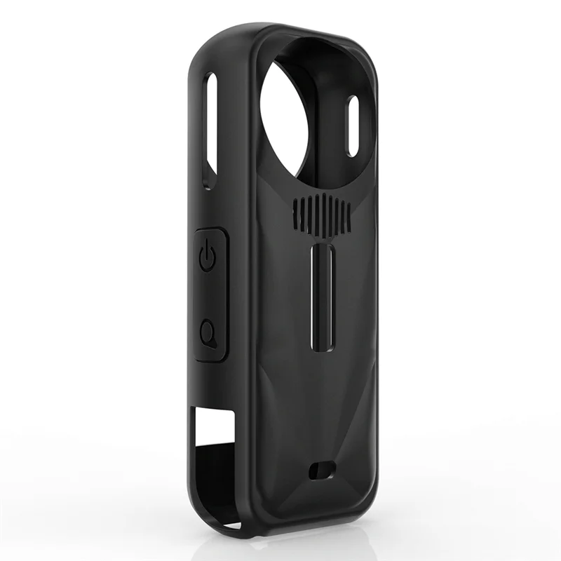 B86B-Silicone Case Lens Cap For Insta 360 X5 Lens Protector Cover Camera Body Protection Case For Insta360 X5 Accessories