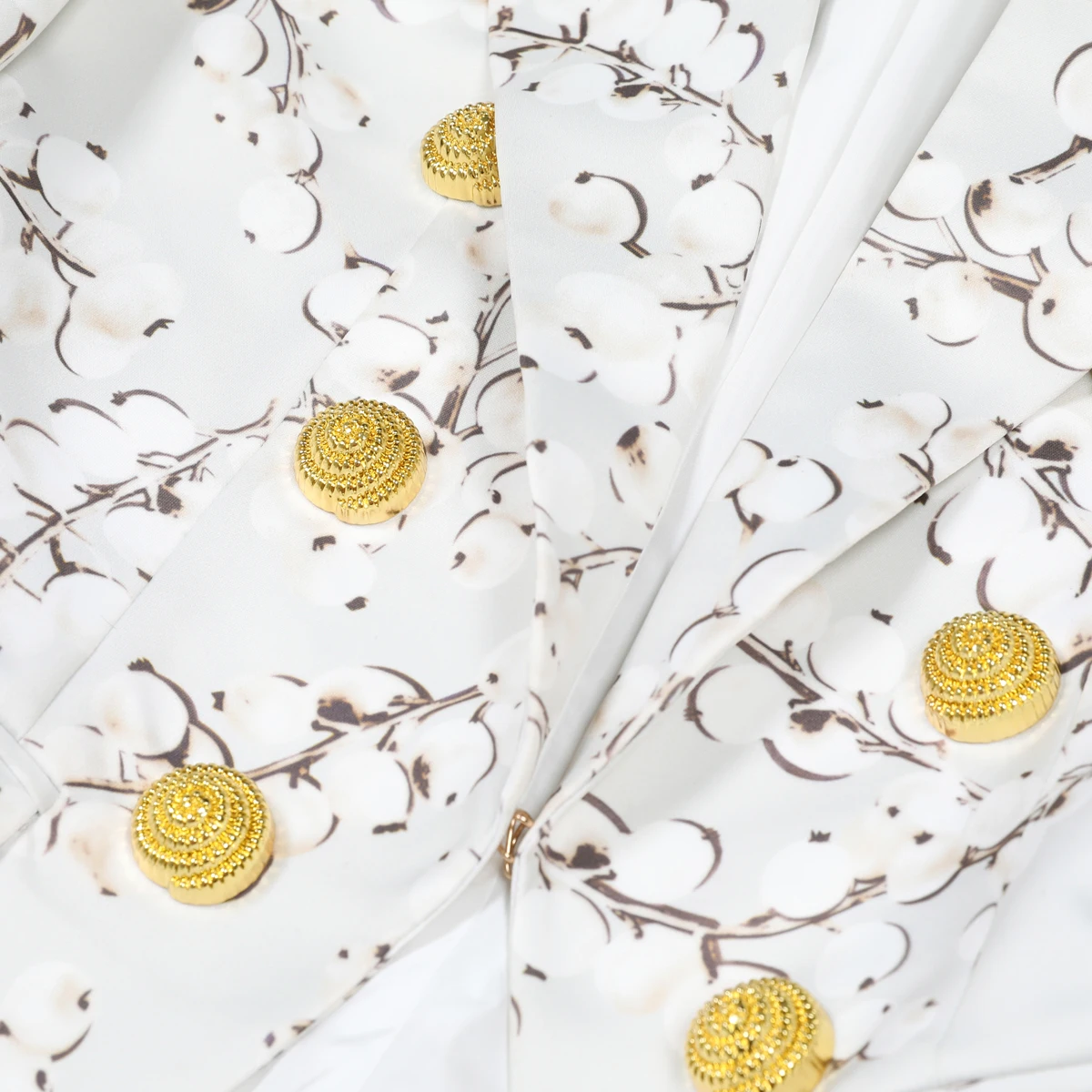 Hoge kwaliteit lente en herfst nieuwe bedrukte lange mouwen slim fit temperament woon-werkverkeer modieuze dames colbert