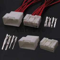 1 Set 20 Hole Car AC Assembly Wire Cable Socket 7283-5843 Automobile Plastic Housing Unsealed Plug Composite Connector