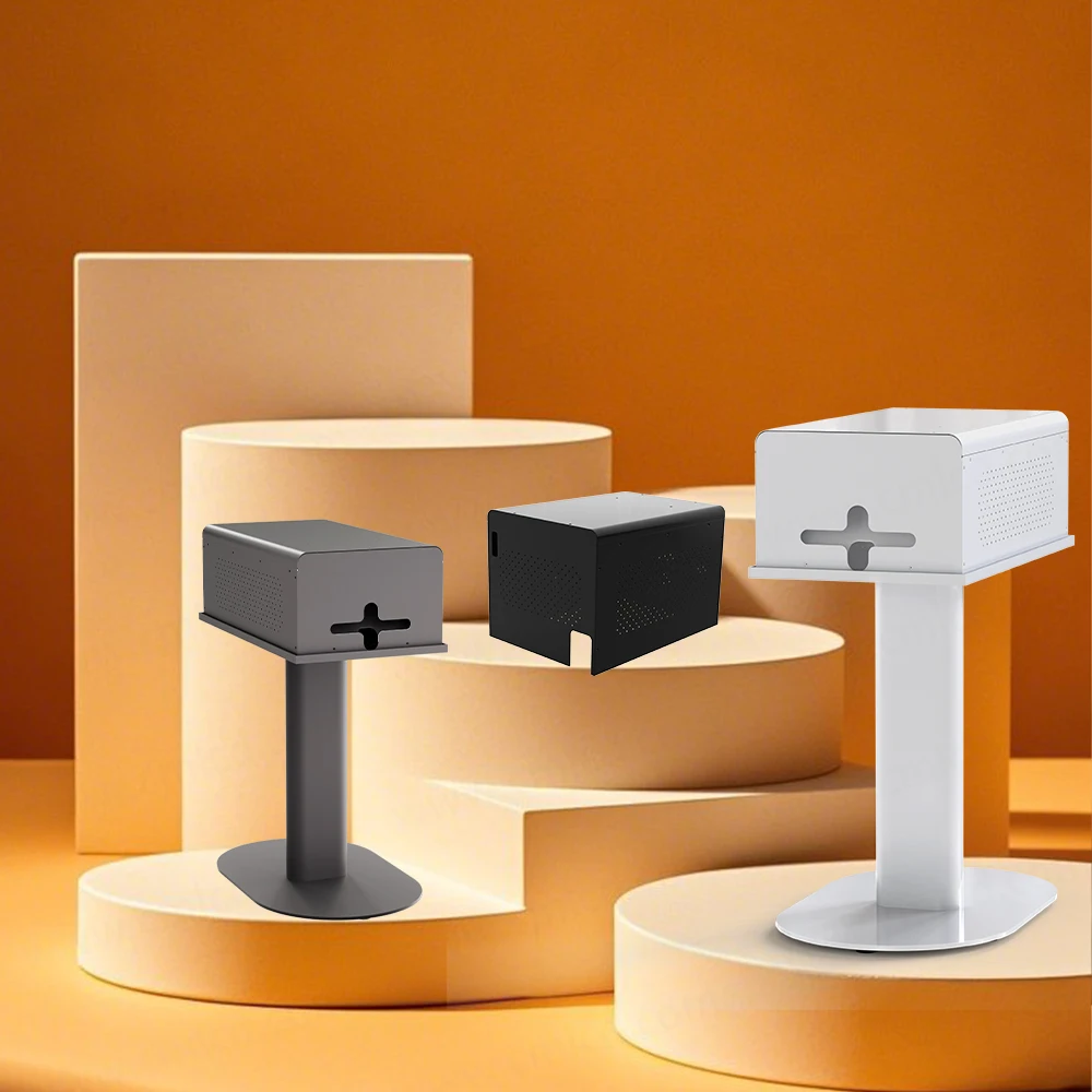 

Accessory protective cover holder for photo booth machine printers