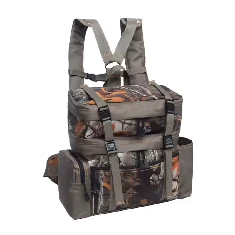 Custom Camouflage Large Capacity Outdoor Hunting Bag Nylon Polyester Storage Pack For Camping Hiking Activities
