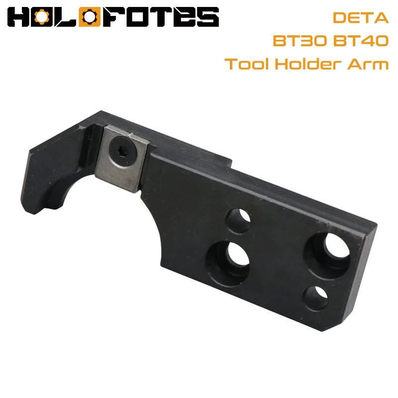 DETA BT30 BT40 Tool Holder Arm Two sides of BT40 Tool Holder Forks Deep Hole Drilling Storage Rack for CNC Machining Center