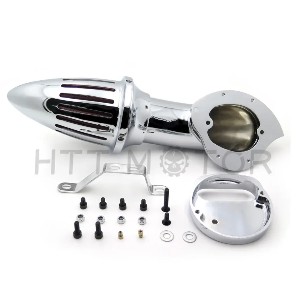 Spike Air Intake Cleaner Filter for Yamaha  V-Star 1100 Drag-star XVS1100 1999-2012 99&UP CHROME Motorcycle Parts