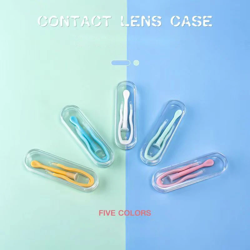 Contact Lens Clip Pincet Dragen Set Altijd Dragen Draagbare Clip Pincet Hot Beauty Contact Dragen Tool Clip Snelle Verzending