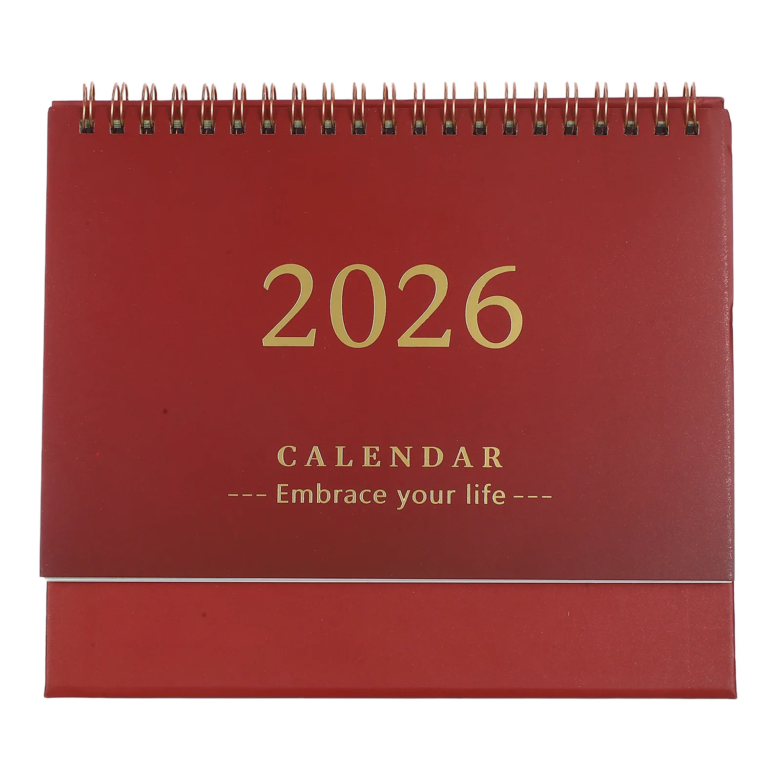 

Minimalist Small Desk Calendar 2026 Flip Monthly Planner Standing Design for Home Office Desktop Table Calendar