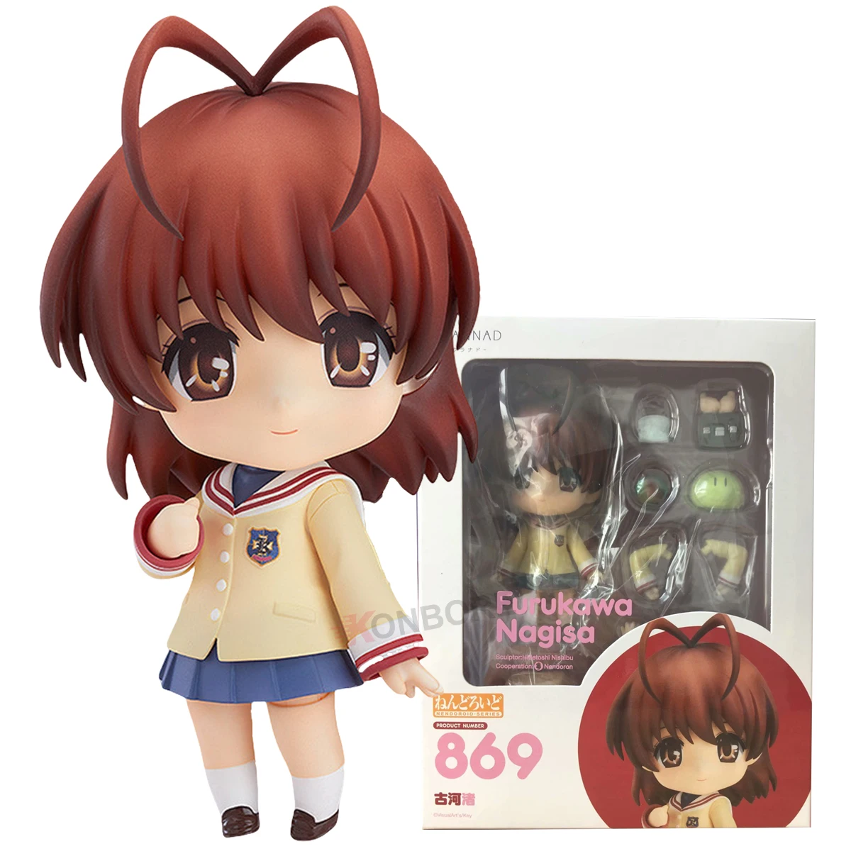 #869 CLANNAD: Nagisa Furukawa Anime Girl Figure Clannad Dango Action Figure Sakagami Tomoyo Figurine Collectible Model Doll Toys