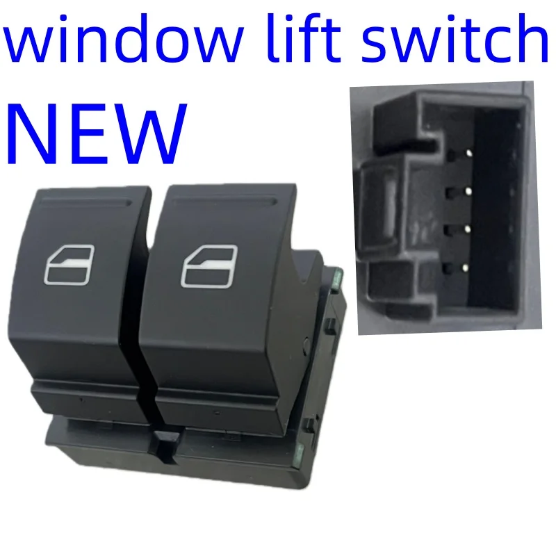 NEW window switch 1k3959857 Autoraam Lifter Bedieningsschakelaar Applicable to VW Caddy 1k3959857C 2k0959857A 2k0959857C 2004-20