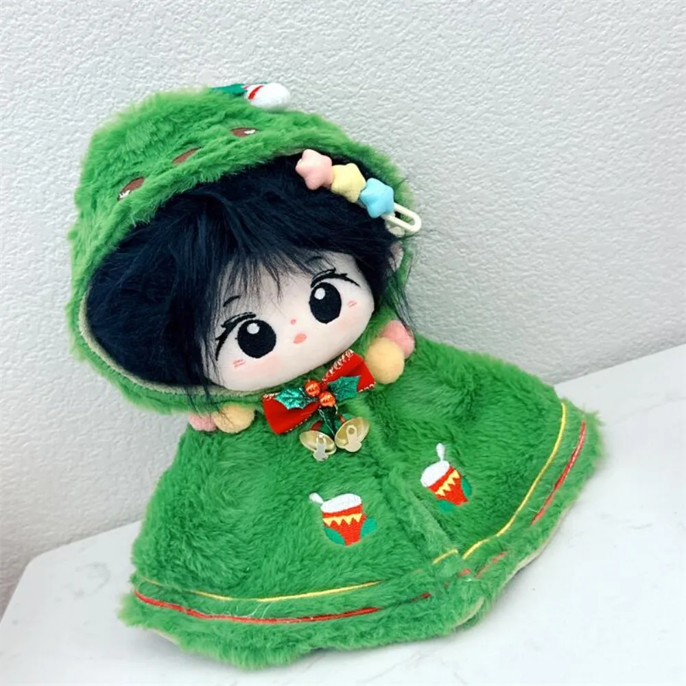 فستان عيد الميلاد شال 20 سنتيمتر ملابس قطنية ثلج عباءة محشوة الملابس دعوى الزي DIY بها بنفسك الملابس اللعب الملابس 20 سنتيمتر القطن