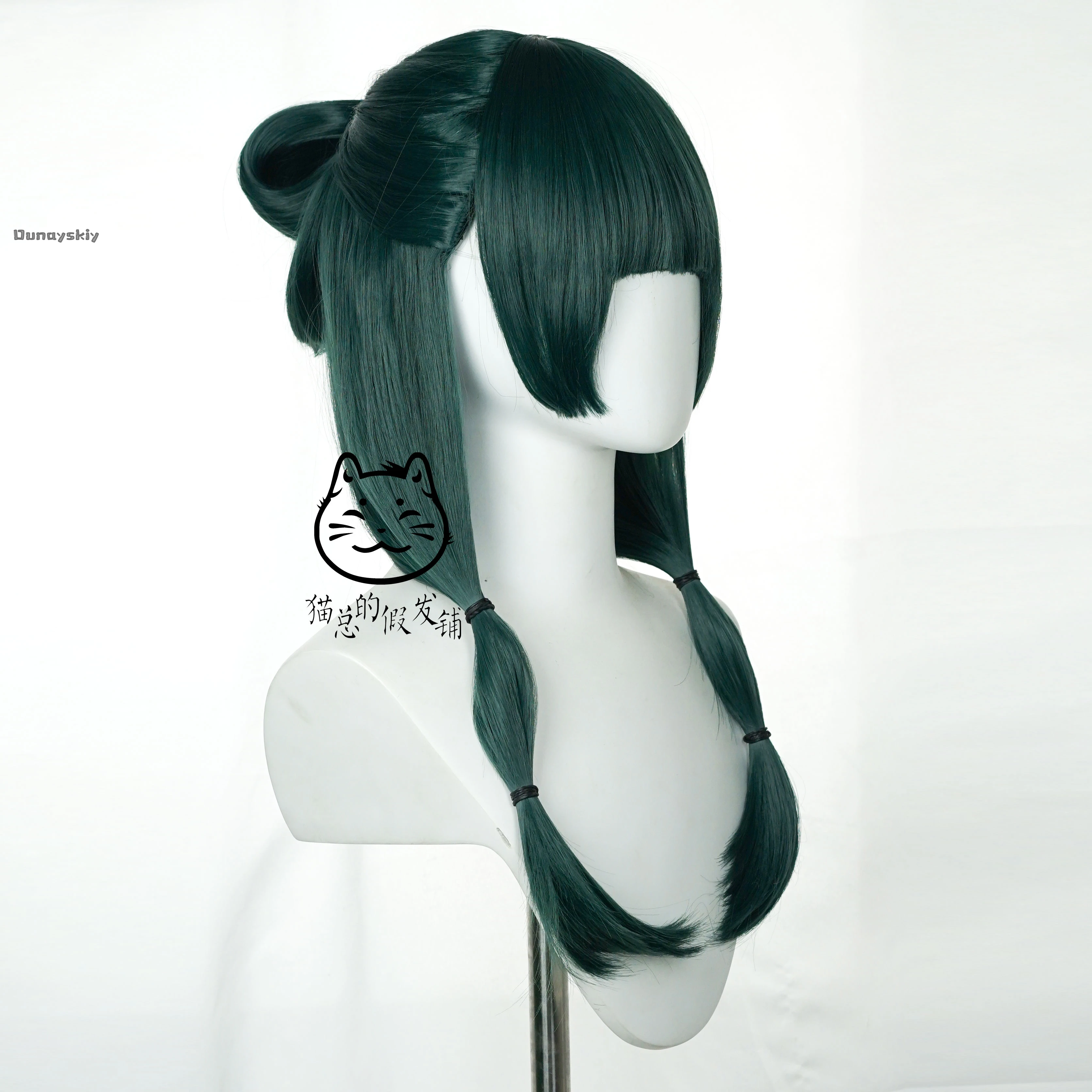 10 نمط ماو ماو شعر مستعار مجموعة أنيمي يوميات الصيدلي تأثيري حلي 10 أنماط الشعر الأخضر فتاة النساء كوس الدعامة تمويه للنساء