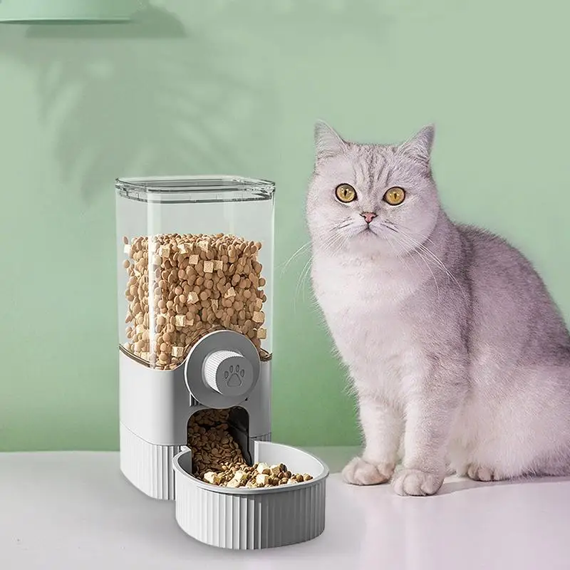 Automatic Cat Feeder Water Dispenser Automatic Cat Dog Feeder Detachable Large Capacity Dog Food Dispenser Pet Supplies