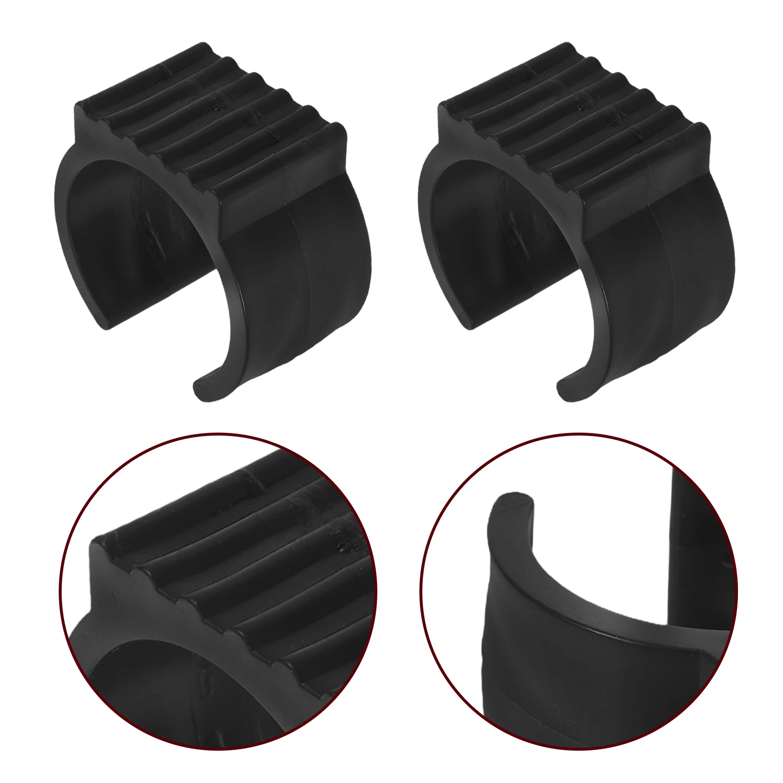 

20pcs U-Shaped Hammock Stand Foot Caps 38-42Mm Plastic Chair Leg Protectors Non-Slip Floor Glides For Outdoor Furniture