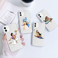 A-27 Aladdin Transparent Cutout Soft Case for LG K11 K12 Prime K40 K40S K41S K50 K50S K51S K61 K71 K52 K42 Q61 Q52 Q62 Plus