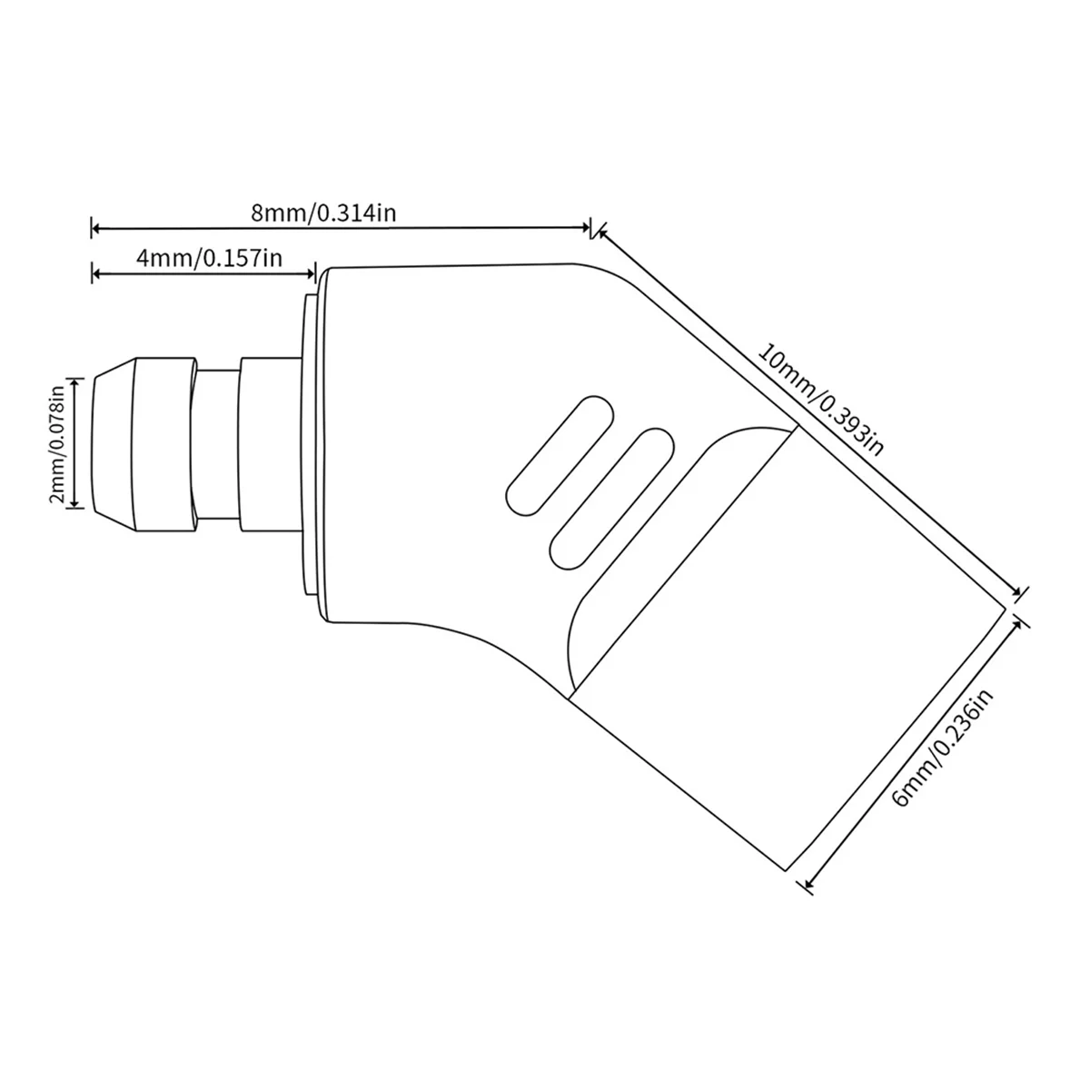 SMIEA 0.78 2Pin メス耳オスイヤホンアダプタからイヤホンイヤーセット Pentaconn 耳 PE/Acoustune HS1650CU/HS1655CU/1670SS B