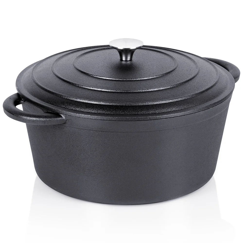 Kinderbedje met gietijzeren deksel CAST LINE 28cm, 5,9 L