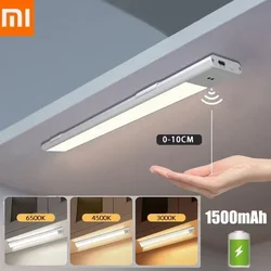 Xiaomi Night Light With Motion Sensor USB Rechargeable Kitchen Lamp Battery Powered Cabinet Closet Light Magnetic Decor Home