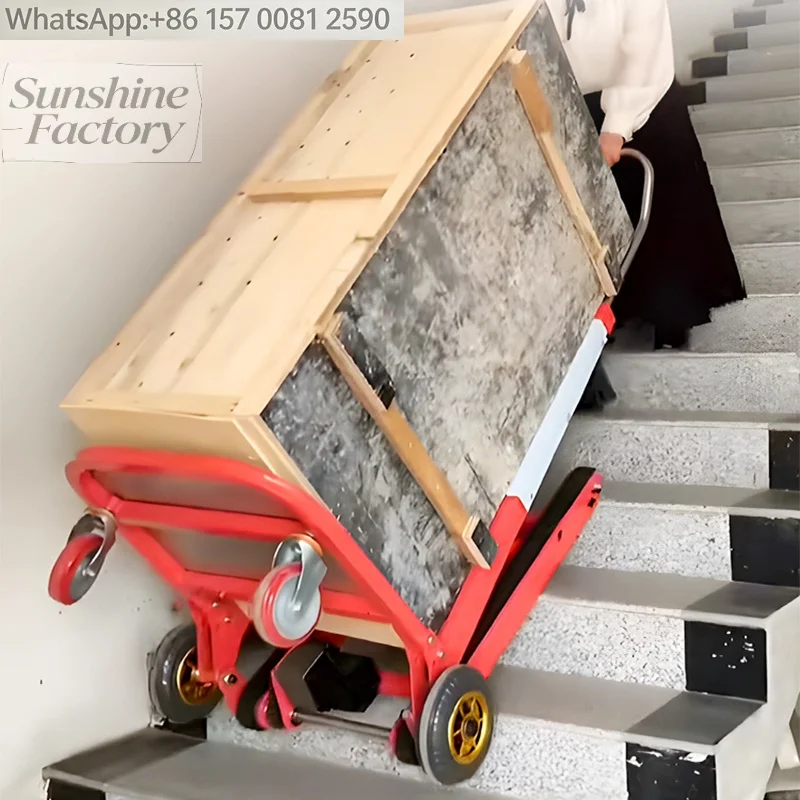 「hit Product」Track-Type Electric Stair Climber Freight Handling Home Stair Climbing Tool Stair Transport Vehicle For Delivering(