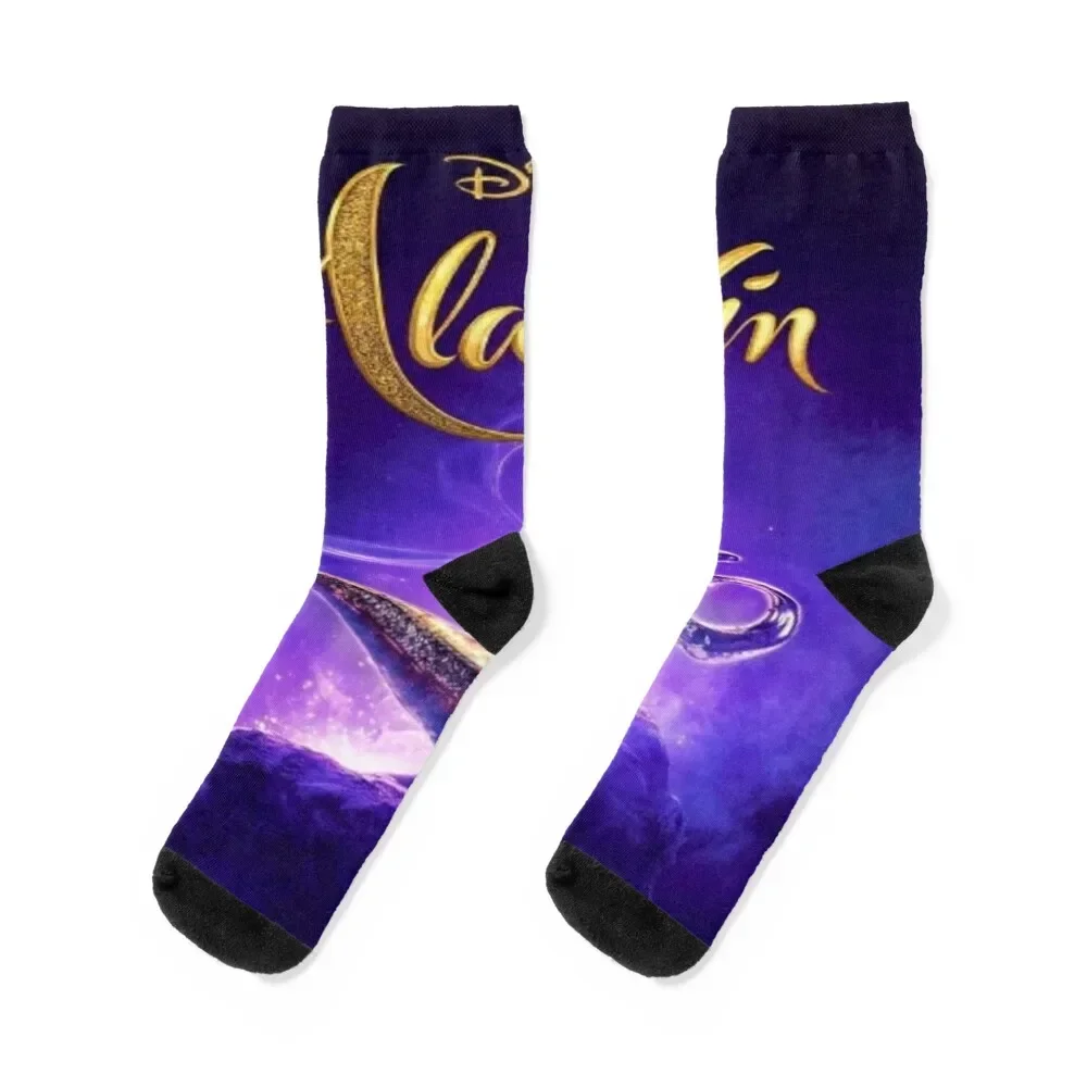 Aladdin's Lamp Cycling Socks para homens e mulheres, Gym Socks, Girl