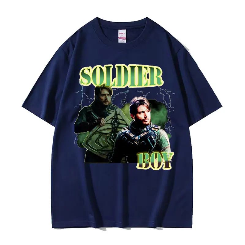 Limited The Soldier Boy Jensen Ackles Graphic T Shirt Men Fashion Trending Oversized Tee Shirt Unisex O-Neck Cotton T-shirt Tops