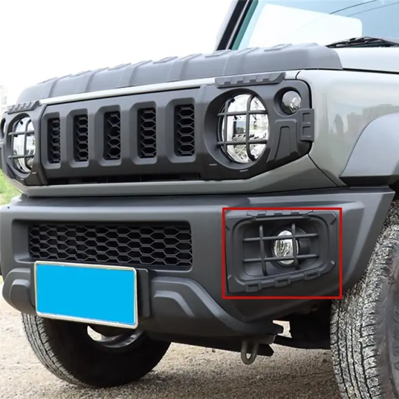 Classy-For Jimny JB64 JB74 2019-2024 Car Front Fog Light Headlight Lamp Protector Guard Cover Trim Exterior Accessories