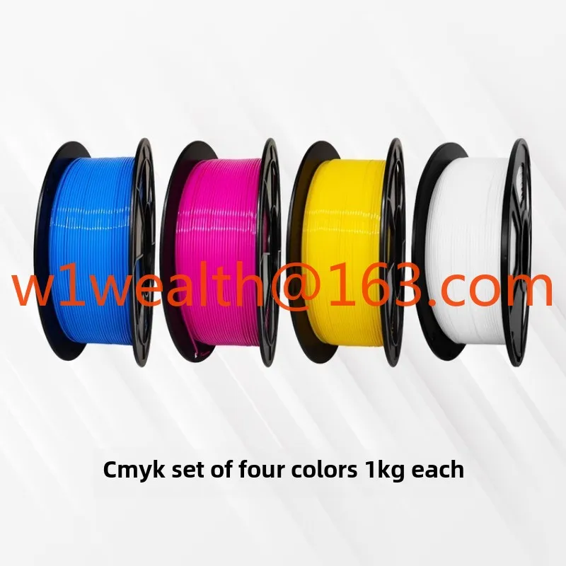 مستهلكات الطباعة ثلاثية الأبعاد PLA + CMYK مجموعة إغاثة نقل الضوء، مع طباعة Tuozhu AMS صور ملونة لنقل الضوء