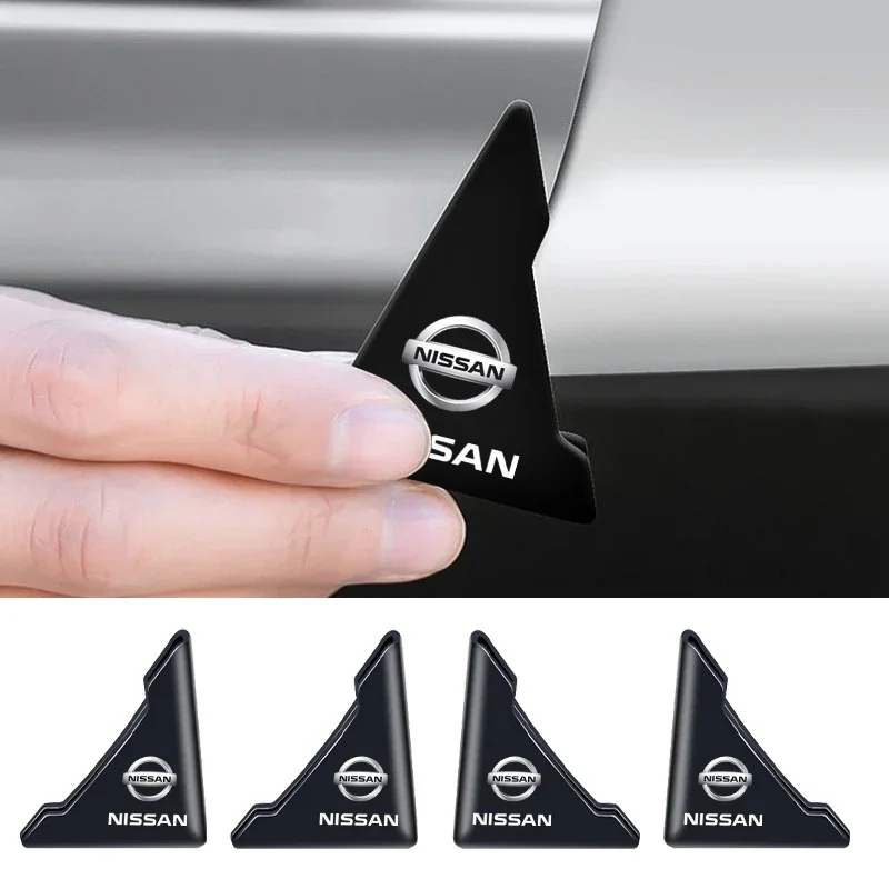 2Pcs Auto Car Door Guard Edge Corner Protector For Nissan Nismo X-trail Almera Qashqai Tiida Patrol Y62 Teana J32 Skyline V36