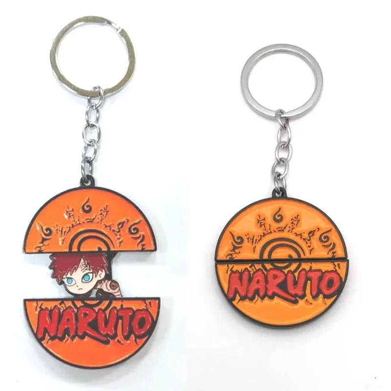 Naruto Schlüsselanhänger Haruno Sakura und Uchiha Sasuke, niedlich und stilvoll, personalisierter, zarter und einfacher Paar-Anhänger als Geschenk. – Detail 4