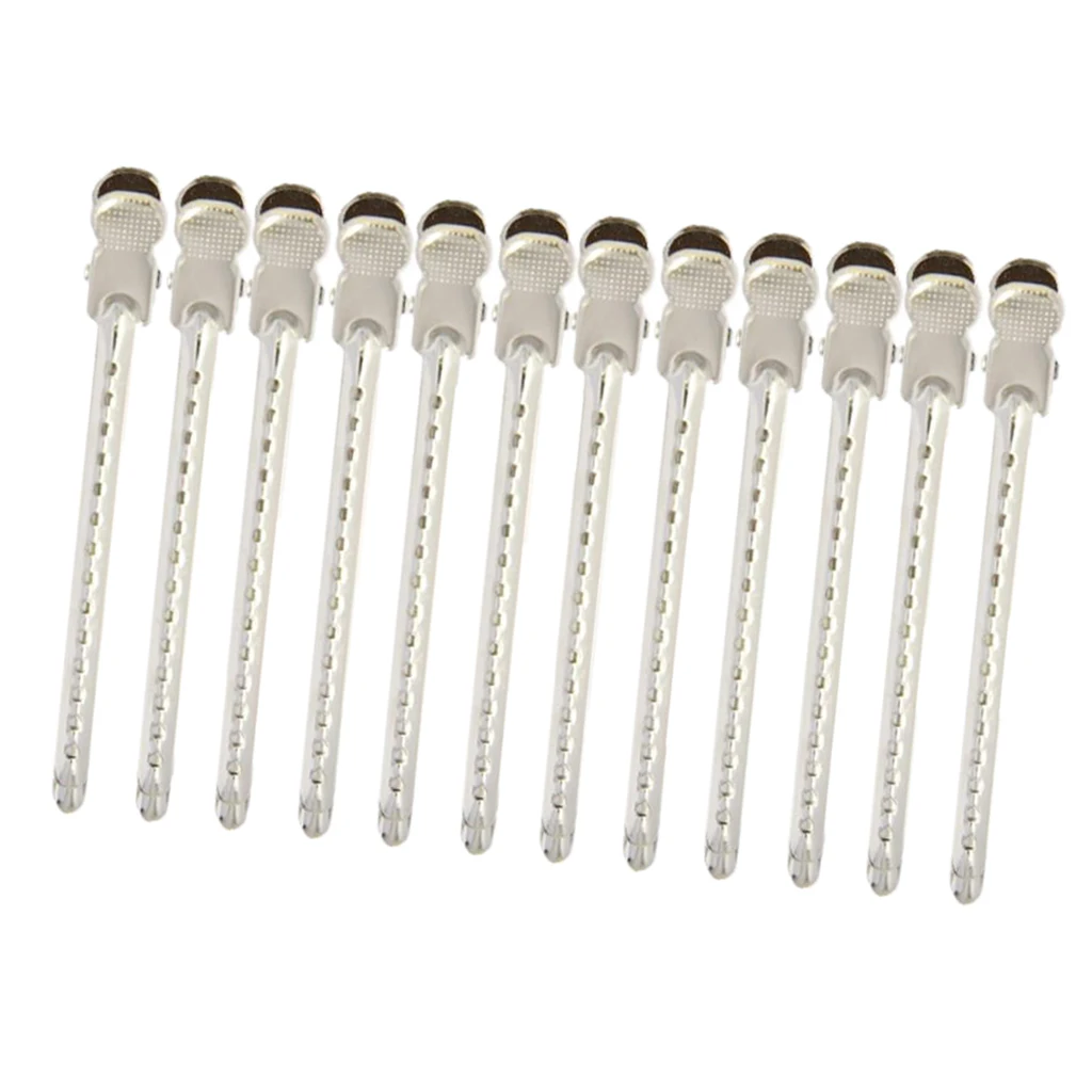 Metal Hairdressing Hair Clips Strong Sectioning Clamp Hair Grip Bows Hair Accessories for Professional Salon Use