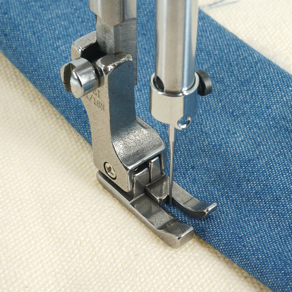 5/3/1 Pcs Compensating Foot Industrial Sewing Machine Left / Right Edge Guide Presser Foot CR1/16N CR1/32N CL1/16N CL1/32N