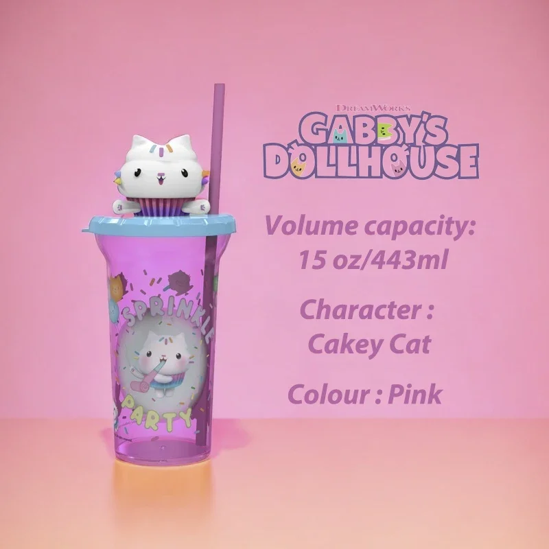 Gabby's Dollhouse Cartoon Water Bottle Tumbler Gabby's Cup Gabby's House Anime Accessories Girls Gift