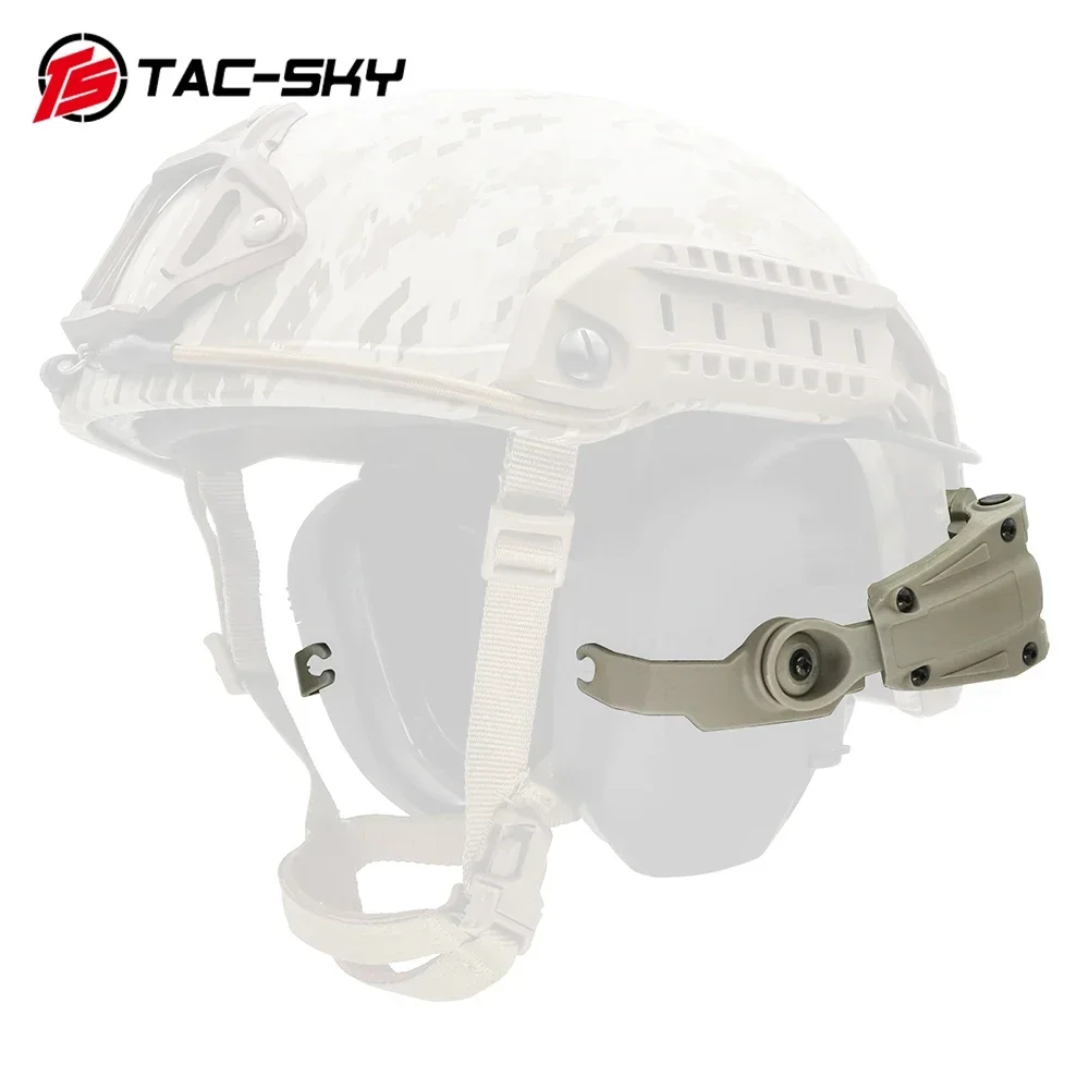 TAC-SKY Tactical ARC OPS-CORED Helmet Rail Adapter New Bracket for Walker Razor Electronic Shooting Hearing Protection Headset