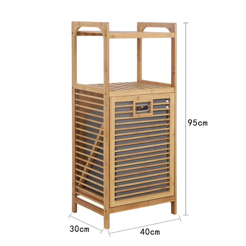 

Basket Multi-layer Structure Folding Design Items Hollow Ventilation High quality Storage Toy Natural Bamboo Laundry