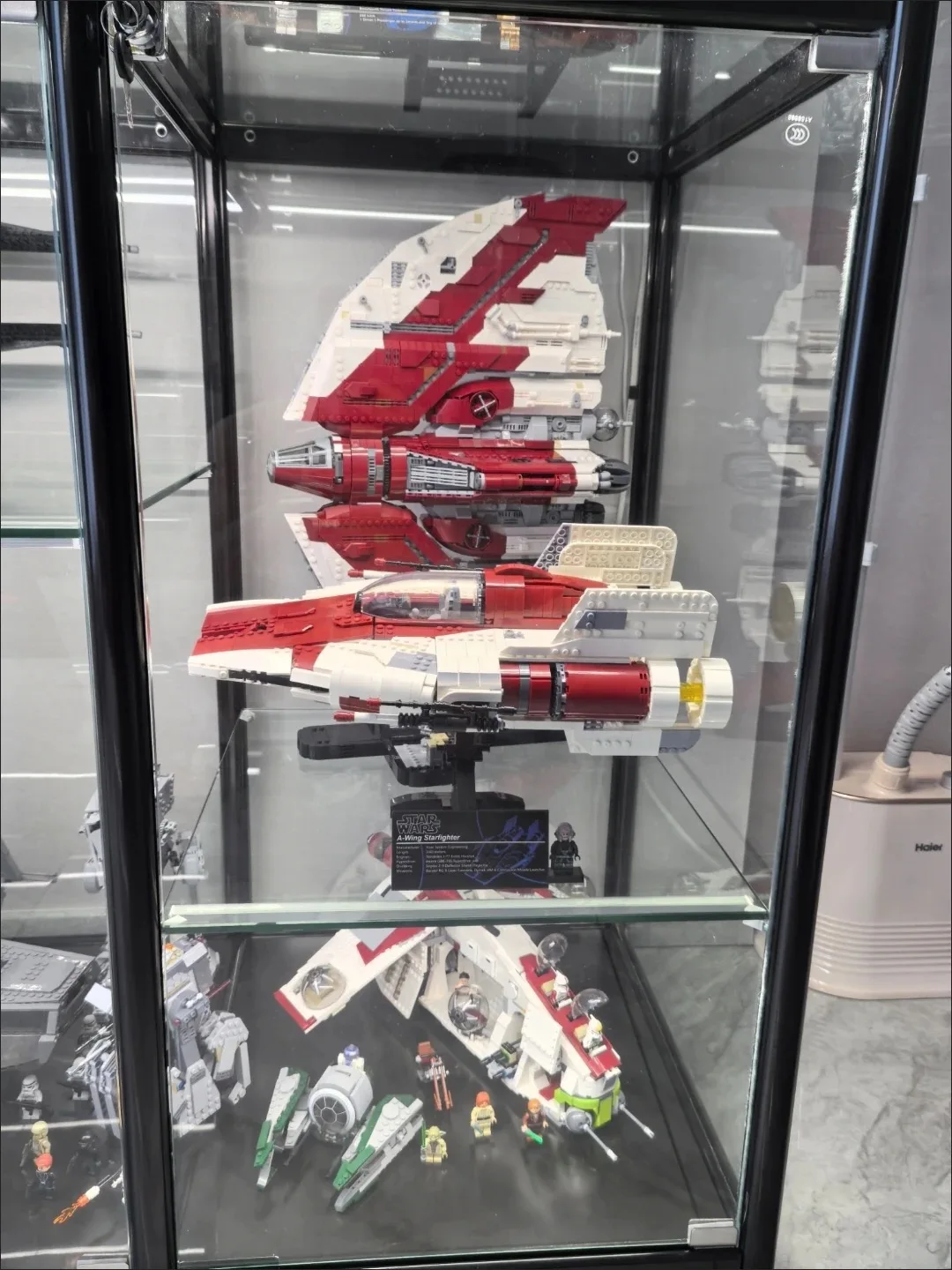 

Fighter aircraft spaceship small particle assembling building toy gift