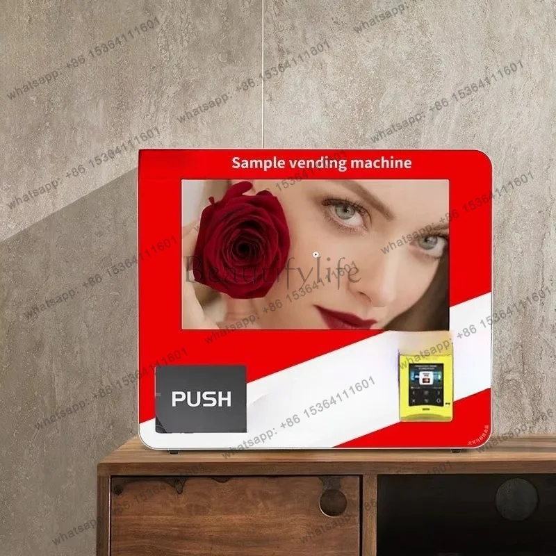 Customizable Smart Tabletop Desktop Mini Beauty Cosmetic Makeup Press on Nail Lipstick False Eyelashes Lash Vending Machine