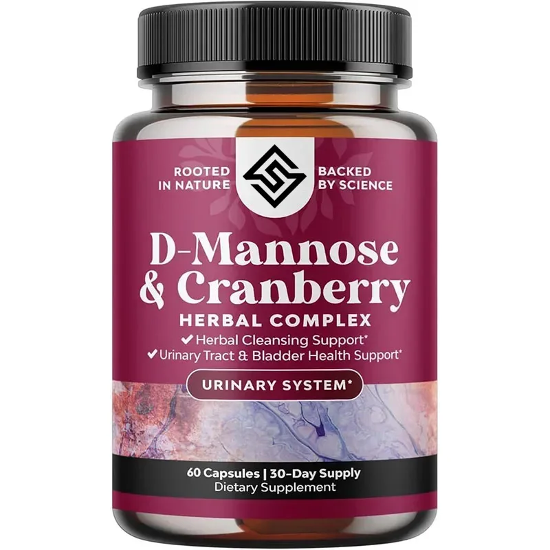 D-mannose And Cranberry Extract Capsules - D-mannose Capsules - D-mannose, Containing Hibiscus And Dandelion