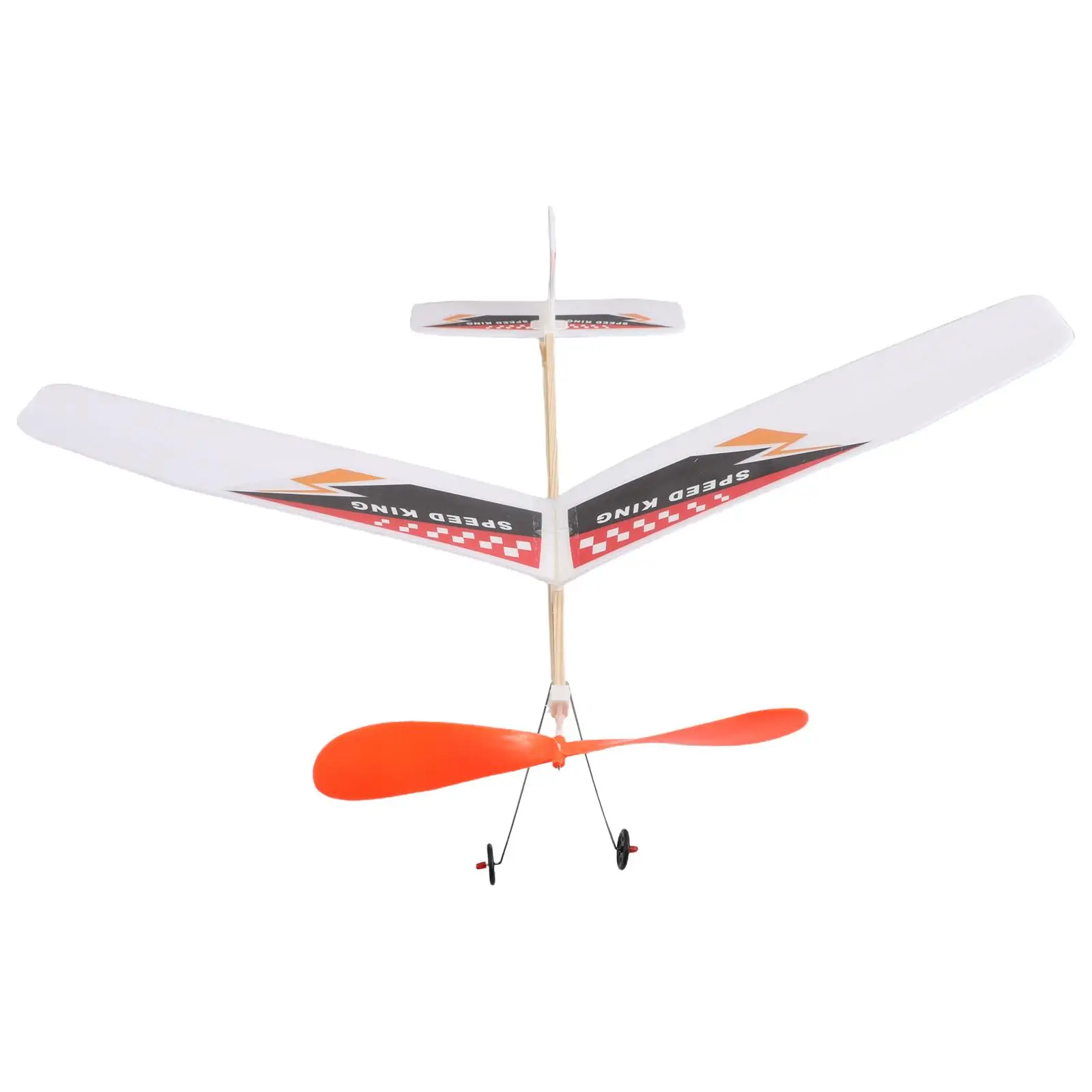 

DIY Foam Airplane Model Kit Single Wing Rubber Band Glider Easy Assembly Toy Lightweight Material Hand Thrown Plane Outdoor