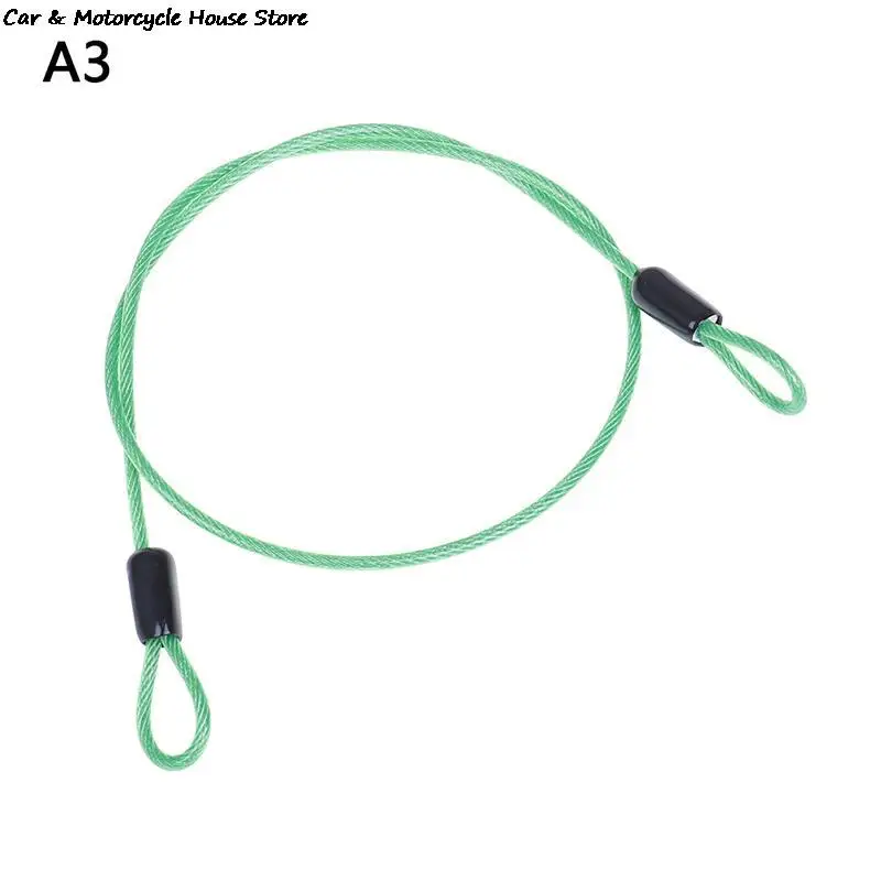 Safety Cable Steel Wire Rope 50cm For Outdoor Sports Bike Lock Guard Security Luggage