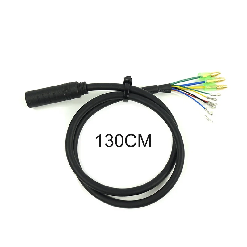 65Cm/130Cm/160Cm 9pin Motor Verlengkabel Snoer Ebike Motor Verlengsnoer Voor Bafang Achterwielnaaf Motoren Kabels