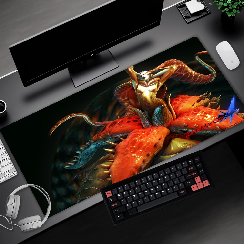 

Devil May Cry Rubber Mat Mouse Pad Xxl Desk Decoration Gaming Accessories Extended Pad Extra Large Anime Carpet 1200x500 450x400