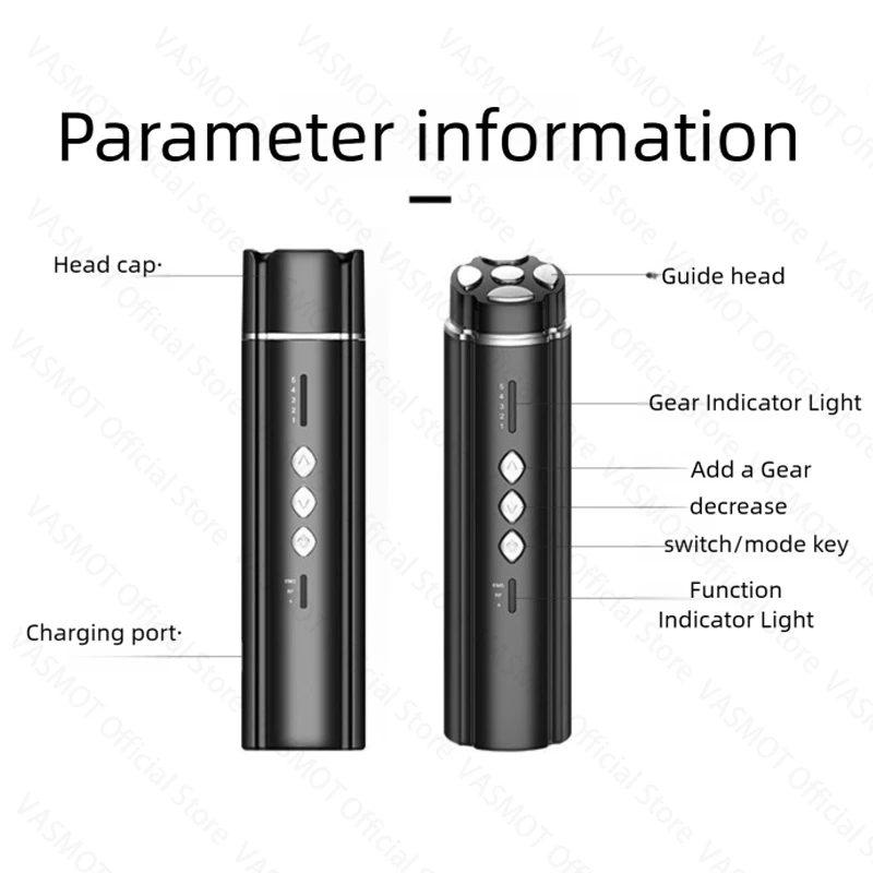 EMS مكركرنت RF جهاز الجمال ضوء الأشعة تحت الحمراء مدلك الوجه ترطيب المضادة للتجاعيد الجلد رفع تشديد آلة العناية بالبشرة