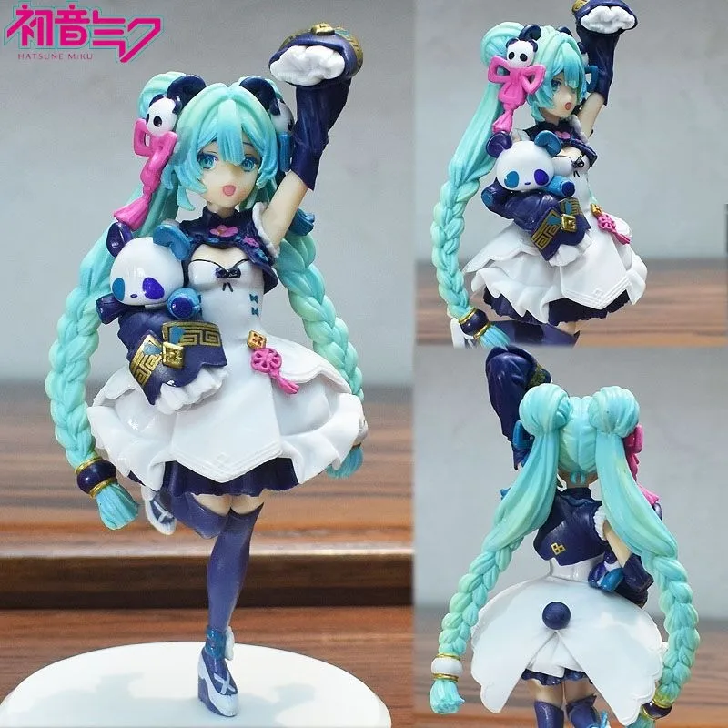 جديد kawaii هاتسون ميكو فتاة لطيف شخصية الكرتون أنيمي شخصية نموذج جمع الشكل سطح المكتب سيارة زخرفة لعبة هدية