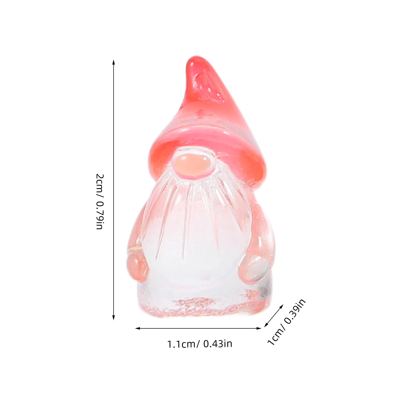 18개 레진 미니 노움 정원 장식품 - 집 마당용 귀여운 작은 피규어 DIY 미니어처 테이블탑 발코니용