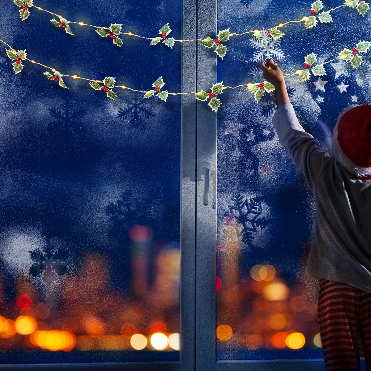 

1pc Christmas String Lights Copper Wire Berry Lamp Decorative Light For Party Festival Home Wedding Decoration Red Fruit Light