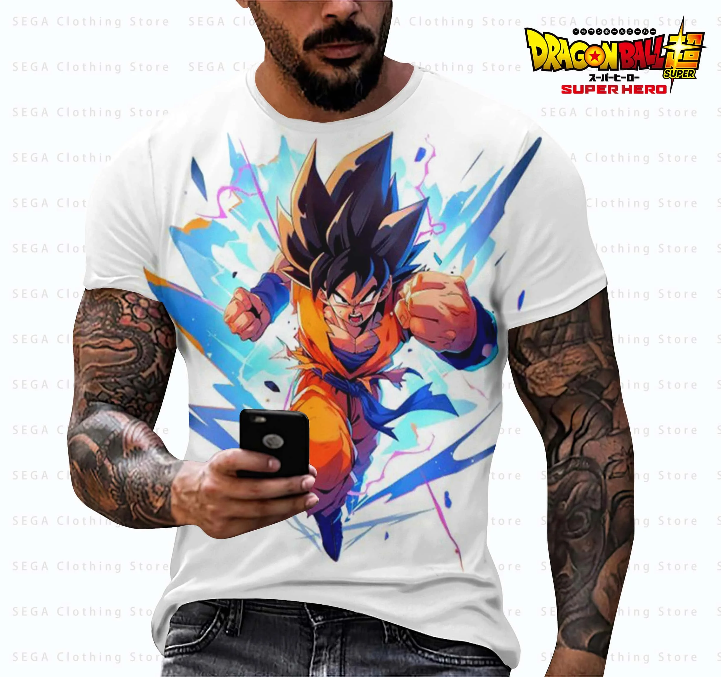 

Men's T-shirts Dragon Ball Z T-shirt Boys Clothes Children's Clothing Summer Short Sleeve Kids Cartoon Tee Tops Baby Boy T Shirt