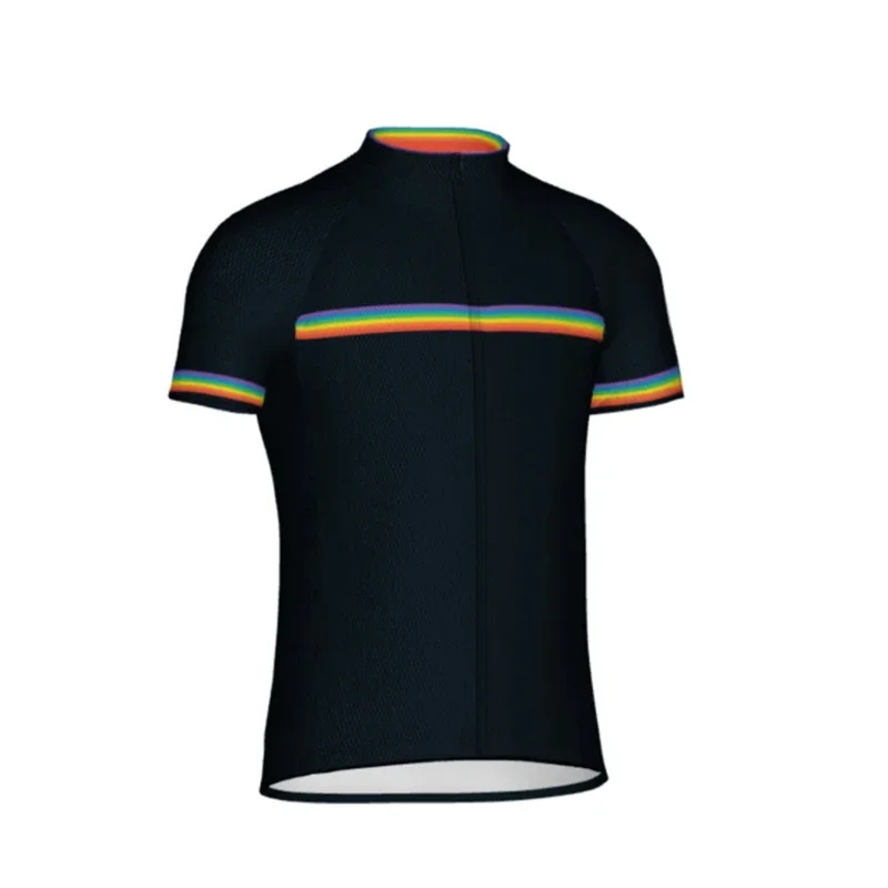 Team  2025 Champion Race Tops New Man Short Sleeve Cycling Jersey Summer Bike Shirt Breathable Triathlon Quick Dry