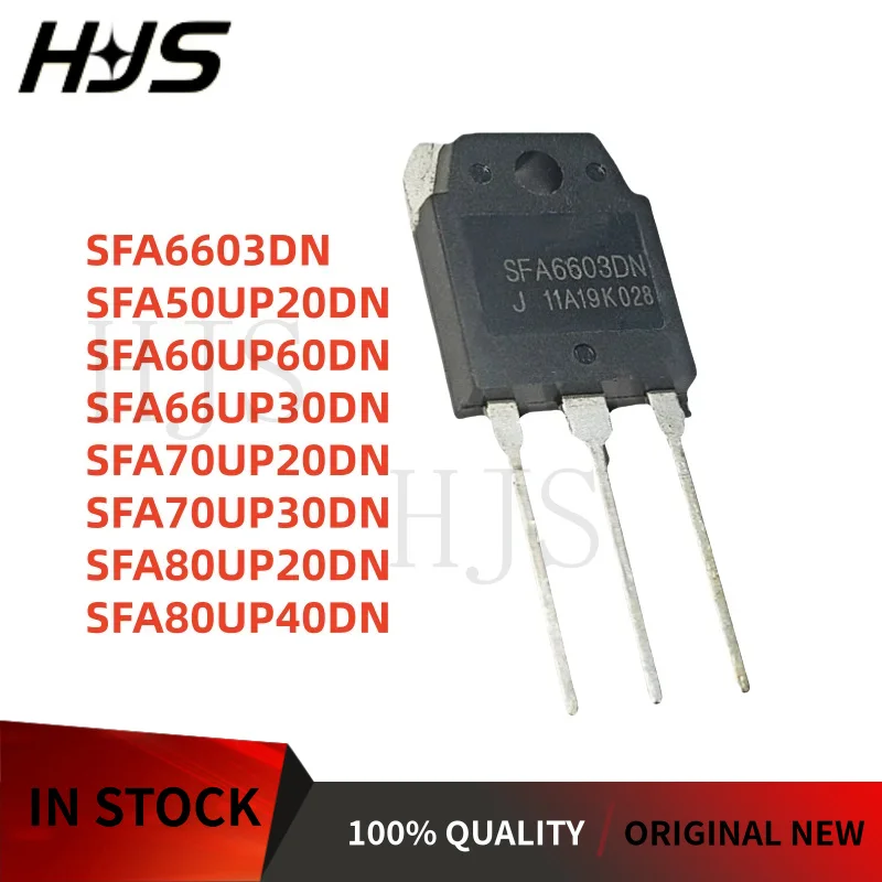 

5pcs Brand New SFA70UP20DN SFA60UP60DN SFA70UP30DN SFA66UP30DN SFA6603DN SFA50UP20DN SFA80UP40DN SFA80UP20DN TO-3P